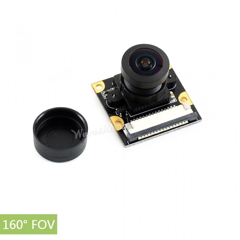 Waveshare IMX219-160 Kamera, 160° synsfelt, Egnet til Jetson Nano