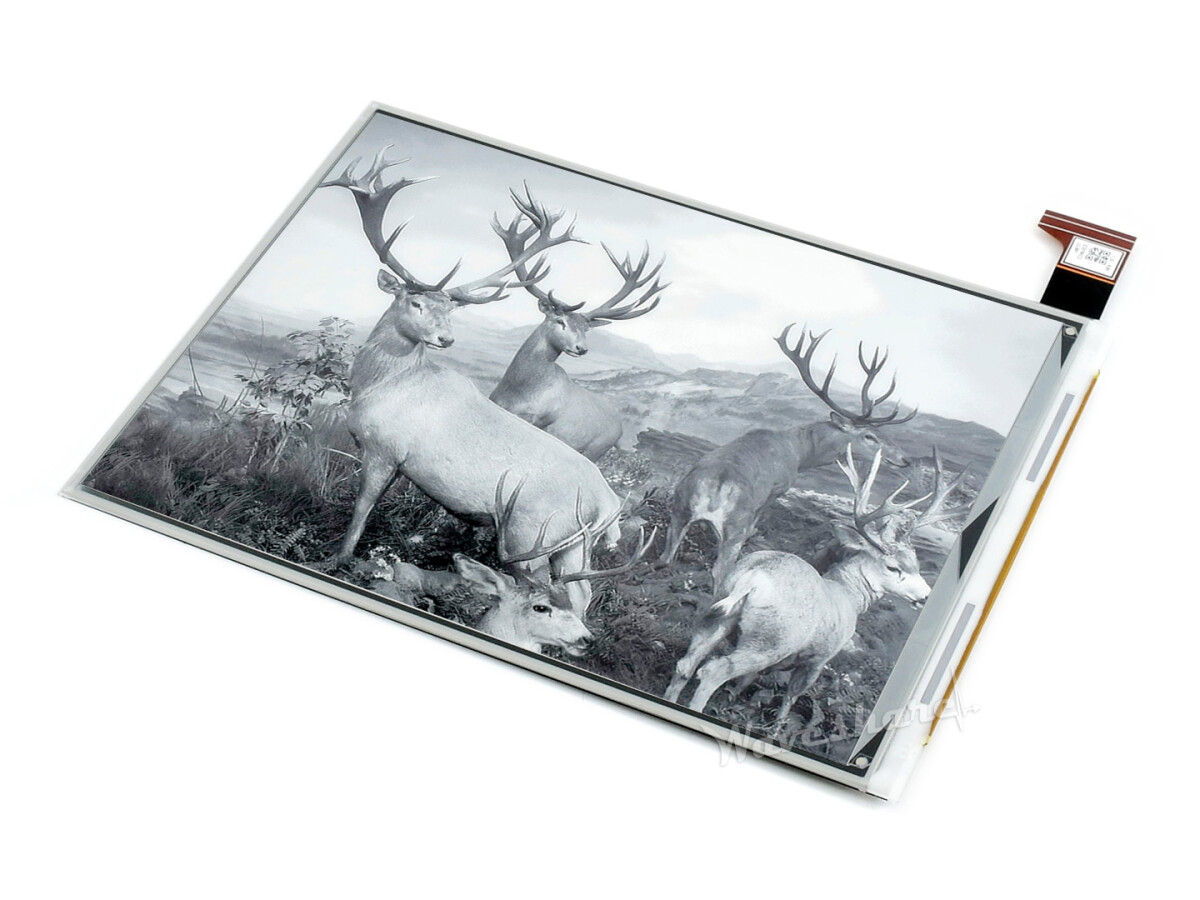 WaveShare 1872×1404, 7.8 Zoll E-Ink rådisplay