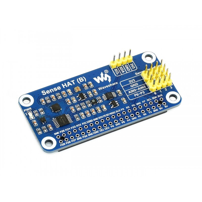 WaveShare Sense HAT (B) til Raspberry Pi, Kraftfulde sensorer