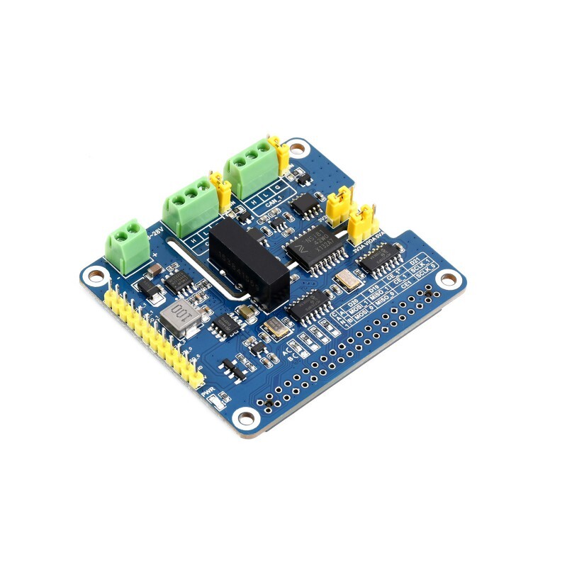 WaveShare 2-Kanal isoleret CAN FD udvidelses-HAT til Raspberry Pi, Flere beskyttelser