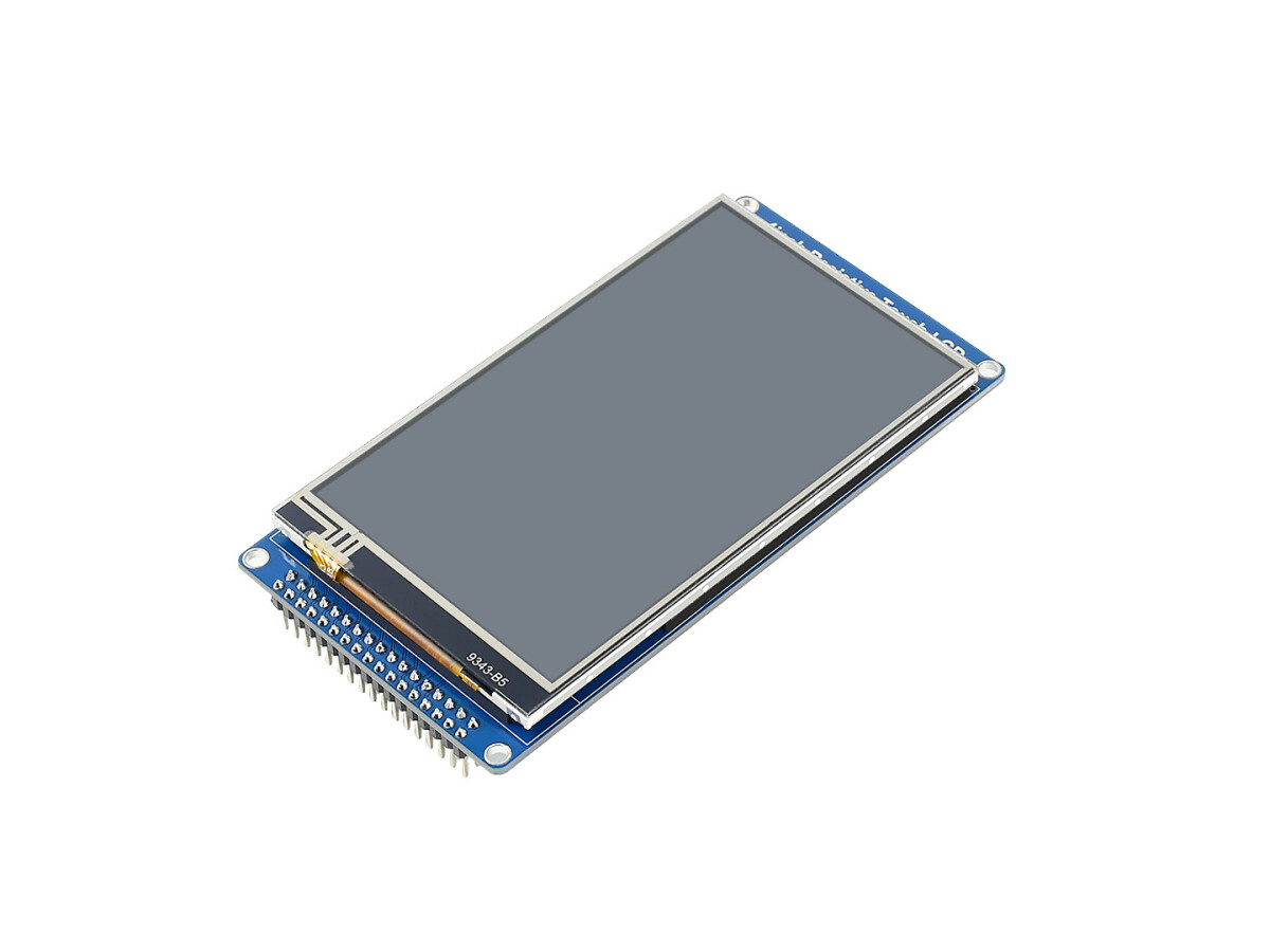 WaveShare 4-toms resistiv berøringslcd, 480×800, 8080 parallel interface