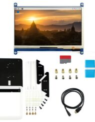 WaveShare 7 zoll Kapazitiver Touch LCD Display Kit ohne Raspberry Pi 4 Model B