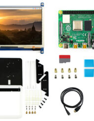 WaveShare 7 zoll Kapazitiver Touch LCD Display Kit mit Raspberry Pi 4 Model B 4GB