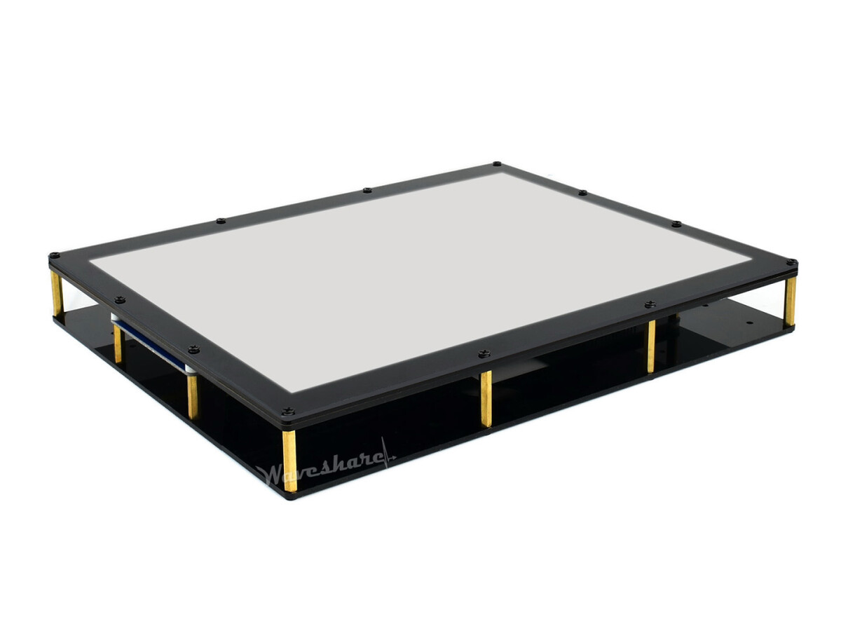 WaveShare 1304×984, 12,48 Zoll E-Ink displaymodul, rød/sort/hvid trefarvet
