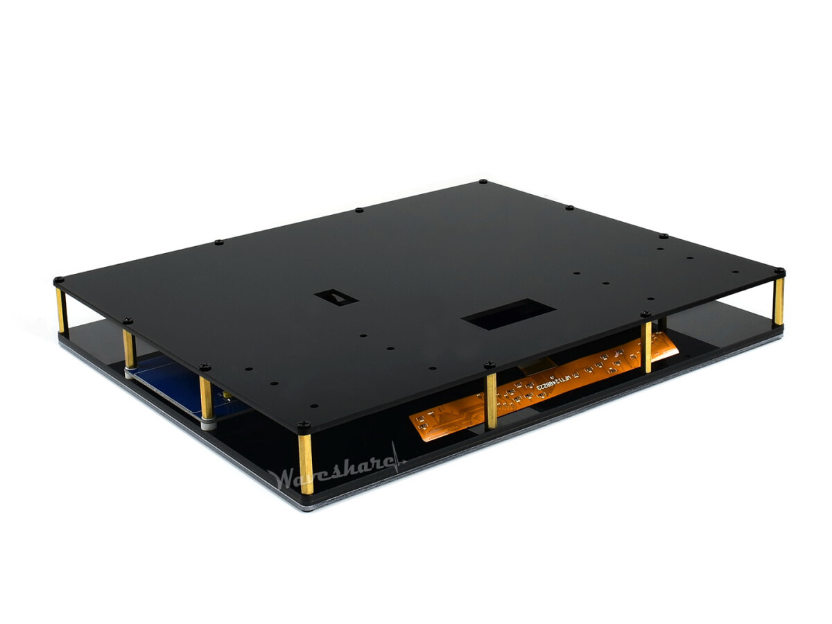 WaveShare 1304×984, 12,48 Zoll E-Ink displaymodul, rød/sort/hvid trefarvet