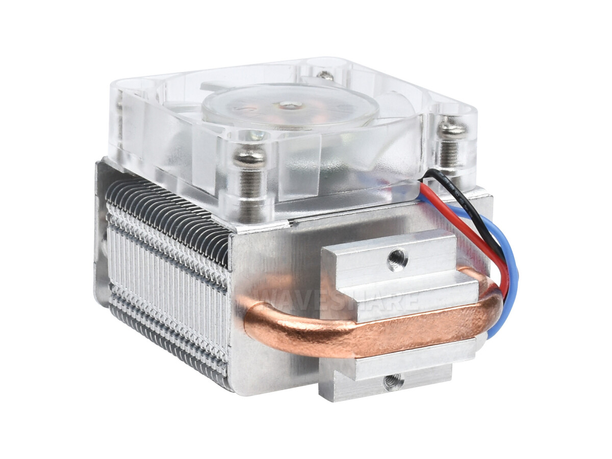 WaveShare ICE Tower CPU-køleventilator til Raspberry Pi 4/3B+/3B – Fremragende varmeafledning