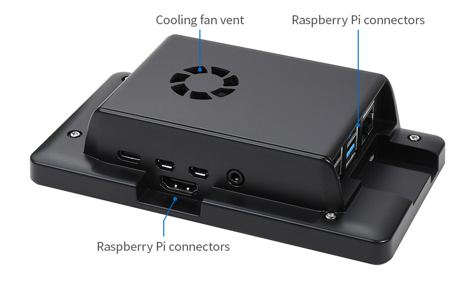 WaveShare 5,5 Zoll Kapazitiver Touch AMOLED-Display, mit Gehäuse, 1080×1920, HDMI