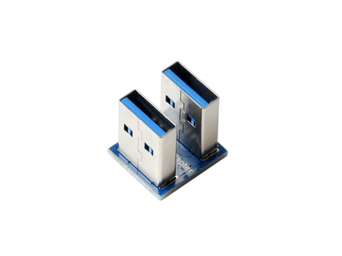 WaveShare USB 3.2 Gen1 HUB HAT til Raspberry Pi med 4x USB-porte, uden driver