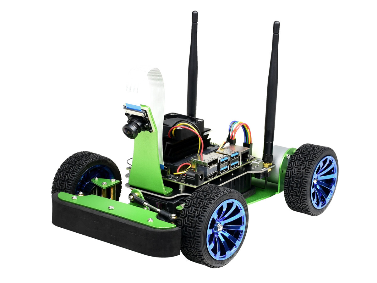 WaveShare JetRacer AI Kit, AI-racingrobot med Jetson Nano (ikke inkluderet)