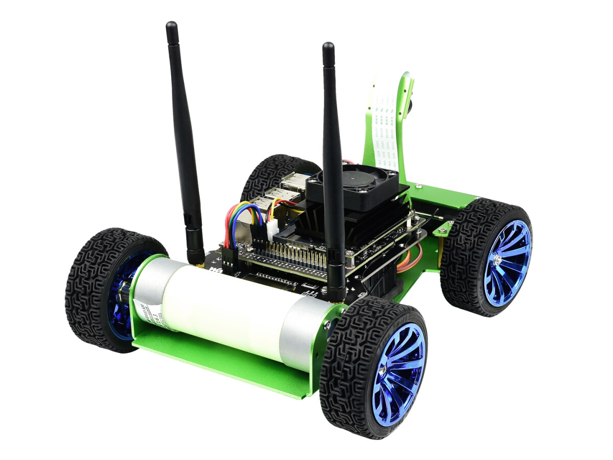 WaveShare JetRacer AI Kit, AI-racingrobot med Jetson Nano (ikke inkluderet)