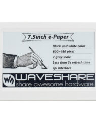 WaveShare 7,5 Zoll passiv NFC-drevet e-Papir, ingen batteri