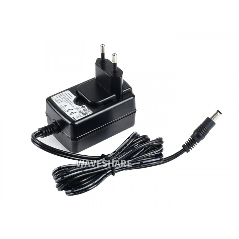 WaveShare Strømforsyning 5V 4A til Jetson Nano, DC-stik 5.5x2.1mm