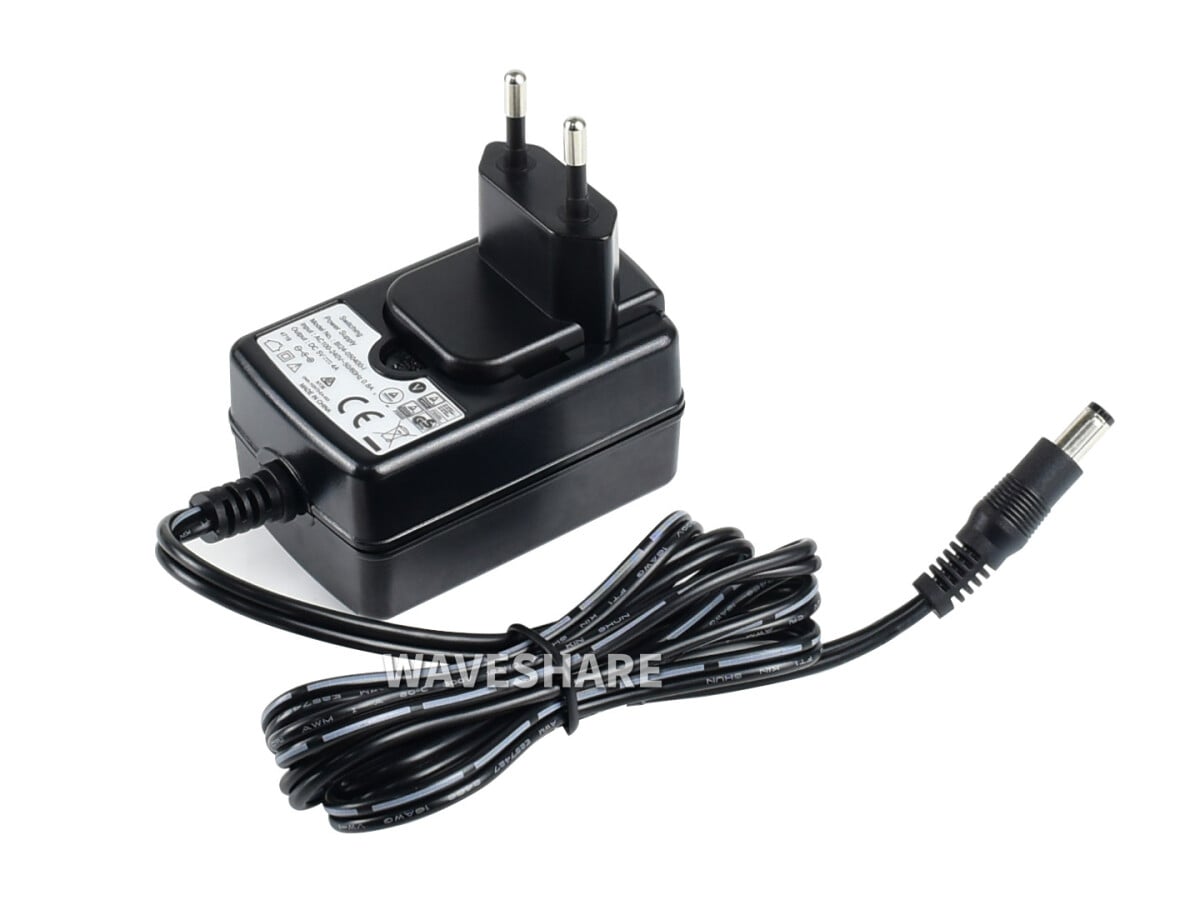 WaveShare Strømforsyning 5V 4A til Jetson Nano, DC-stik 5.5x2.1mm