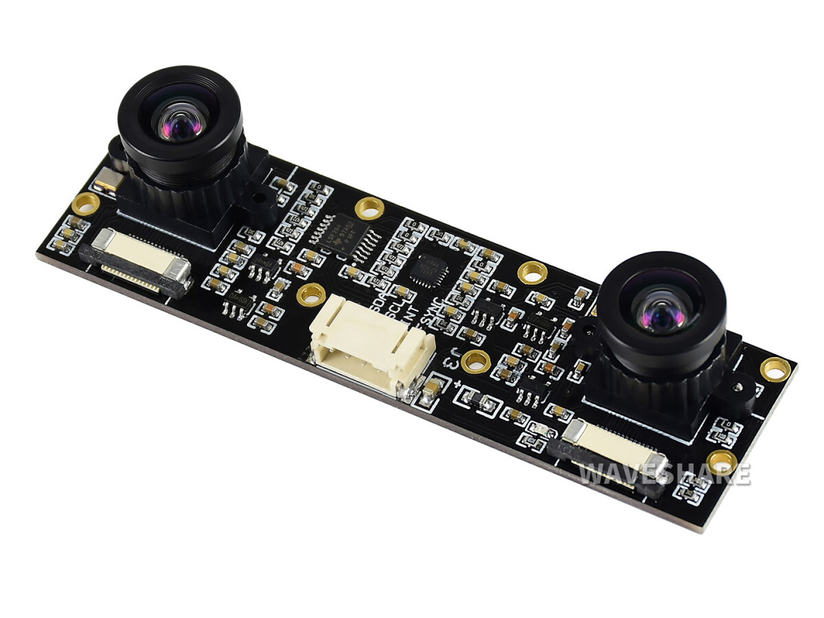 WaveShare IMX219-83 Stereo Kamera til Jetson Nano/Raspberry Pi, 8MP Binokulær kamera modul Dybdevision
