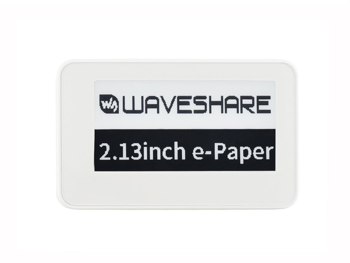 WaveShare 2,13 Zoll passiv NFC-drevet e-Papir, ingen batteri