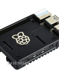 WaveShare Letvægts aluminiumsæske til Raspberry Pi 4 til CNC-bearbejdning