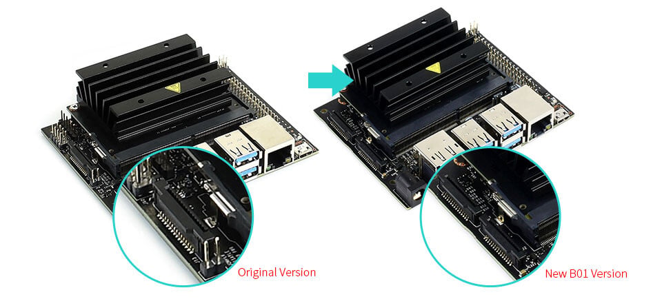 WaveShare Metal Case (C) Kameraholder med intern ventilatordesign til Jetson Nano (B01)