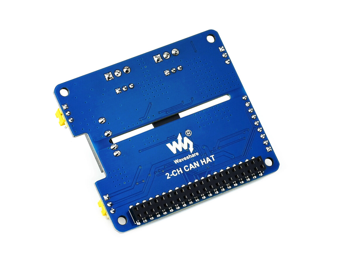 WaveShare 2-Kanal isoleret CAN udvidelses-HAT til Raspberry Pi, Dual Chips løsning