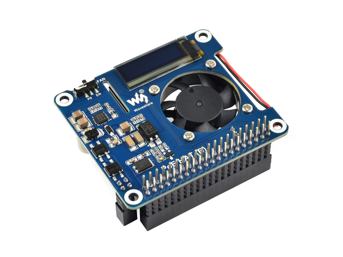 WaveShare Power over Ethernet HAT (B) til Raspberry Pi 3B/4B og 802.3af PoE-netværk