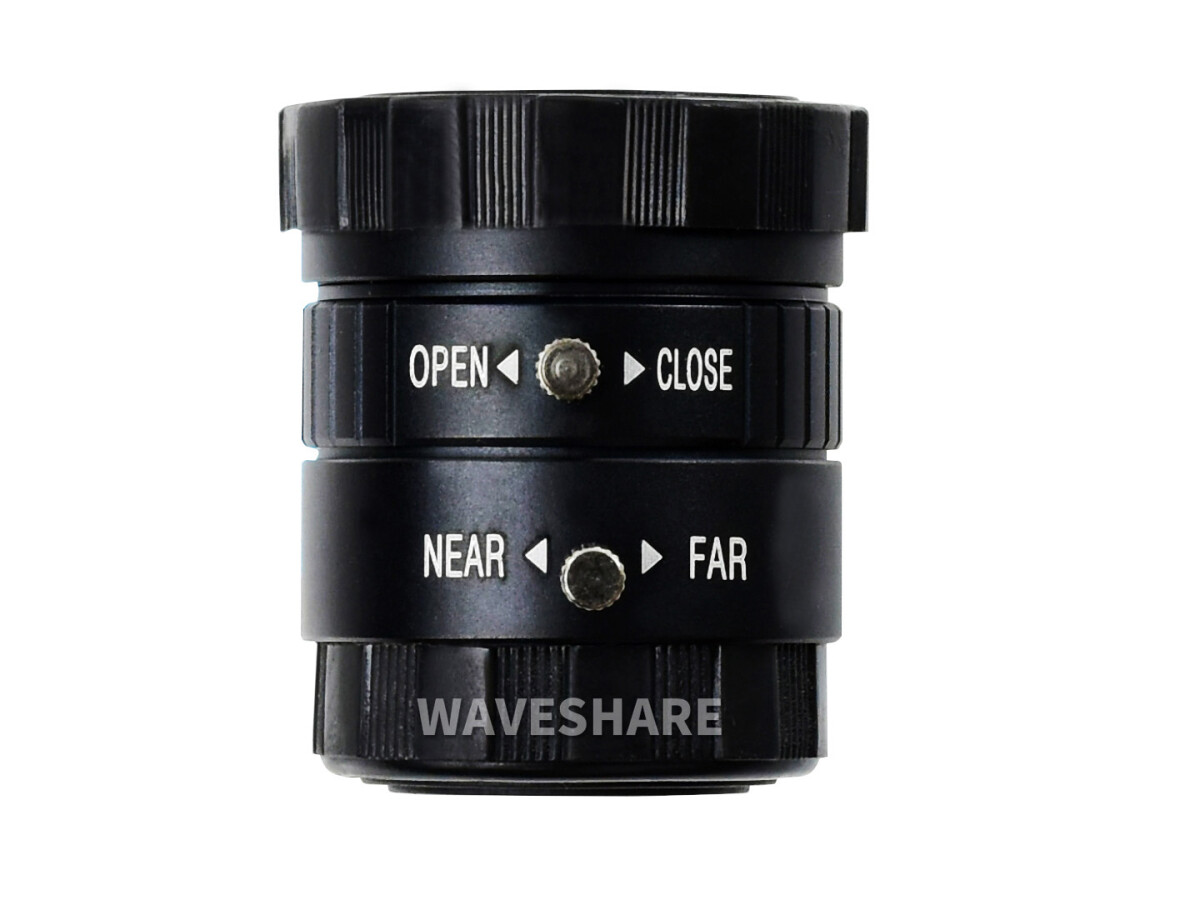 WaveShare 6mm bredvinkel-linse til Raspberry Pi, høj kvalitet