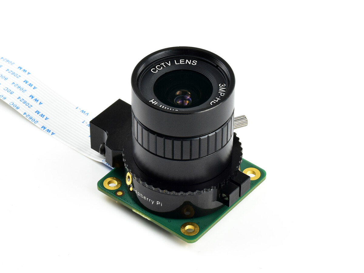 WaveShare 6mm bredvinkel-linse til Raspberry Pi, høj kvalitet