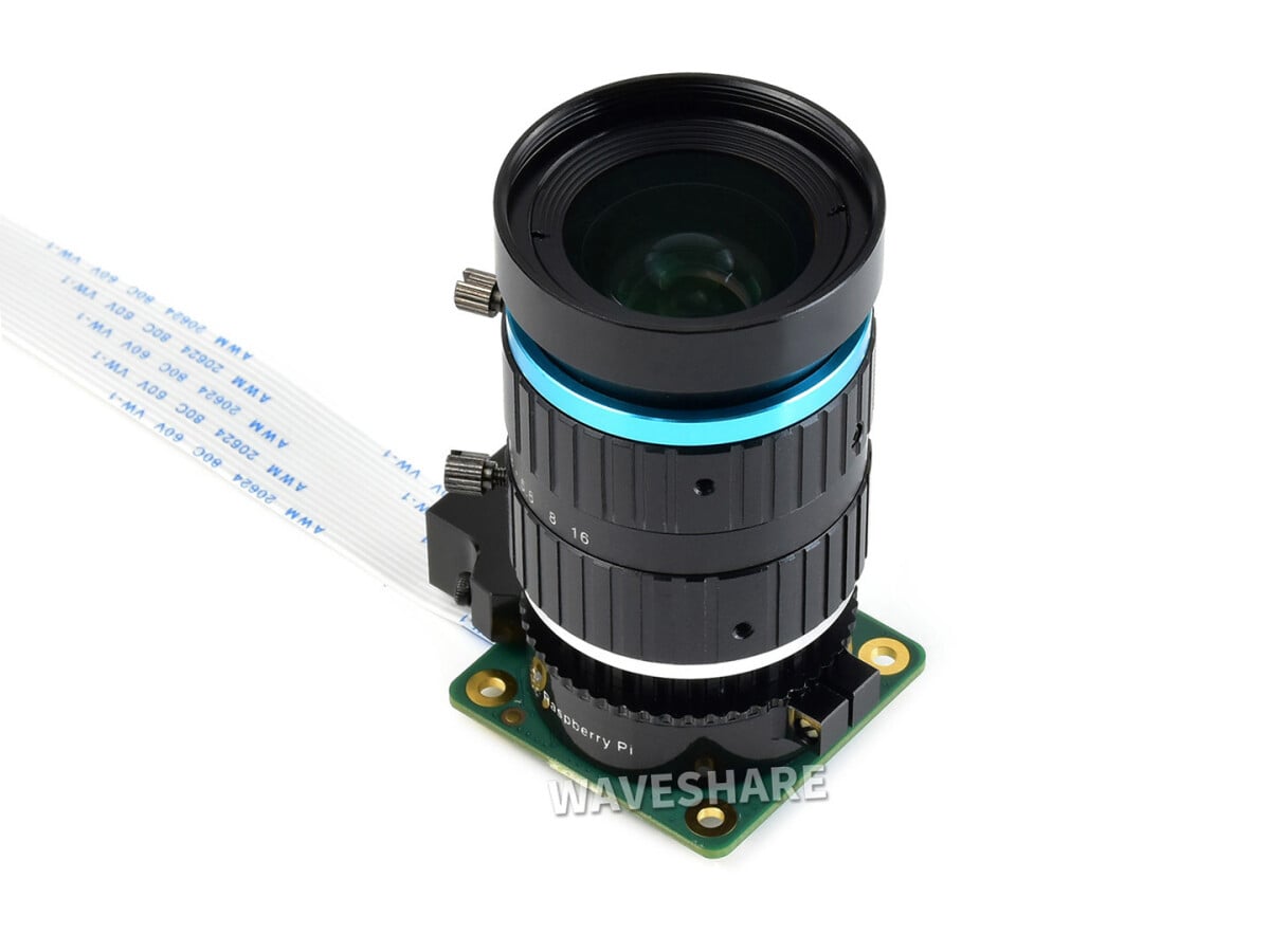 WaveShare 16mm teleobjektiv til Raspberry Pi, høj kvalitet