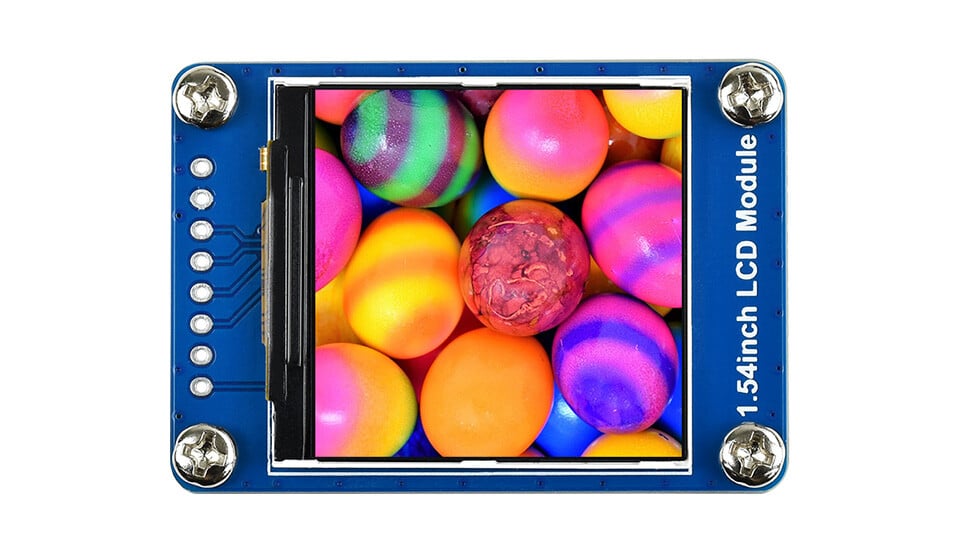 WaveShare 240×240, Generelt 1,54 tommer LCD-displaymodul, IPS, 65K RGB