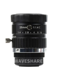 WaveShare 25mm teleobjektiv til Raspberry Pi, høj kvalitet