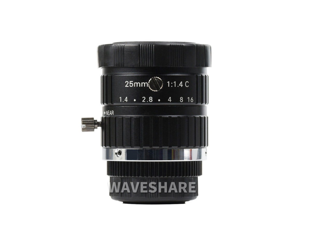 WaveShare 25mm teleobjektiv til Raspberry Pi, høj kvalitet