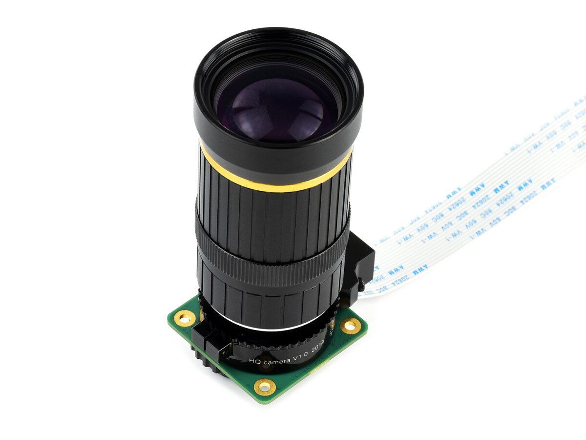 WaveShare Zoomlinse 8-50 mm til Raspberry Pi, høj kvalitet