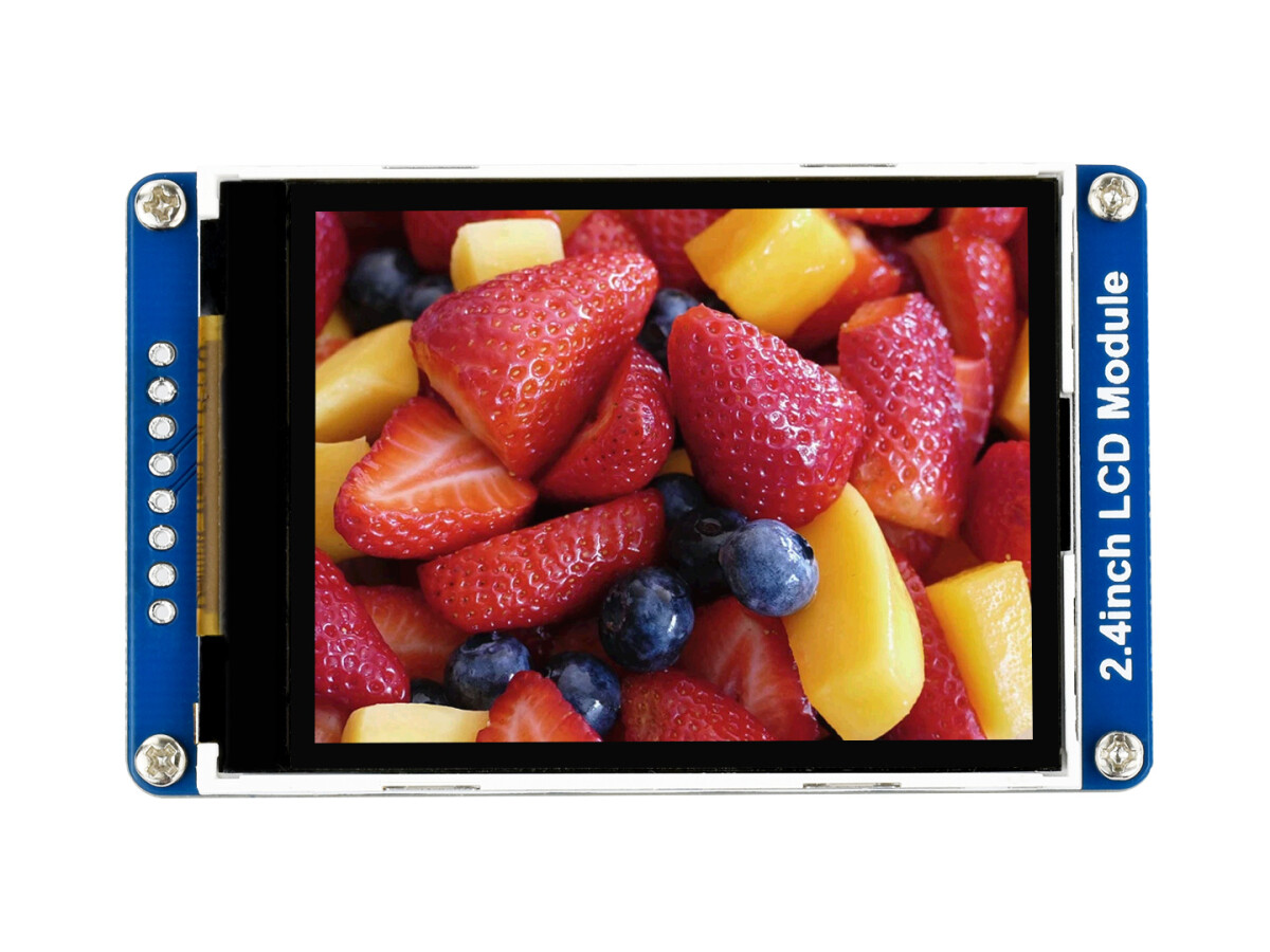 WaveShare 240×320, Generelt 2.4-tommer LCD-displaymodul, 65K RGB