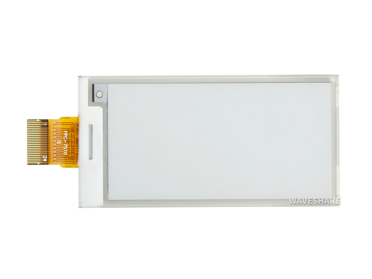 WaveShare 296×152, 2.66 Zoll ePaper E-Ink rå displaypanel, sort / hvid