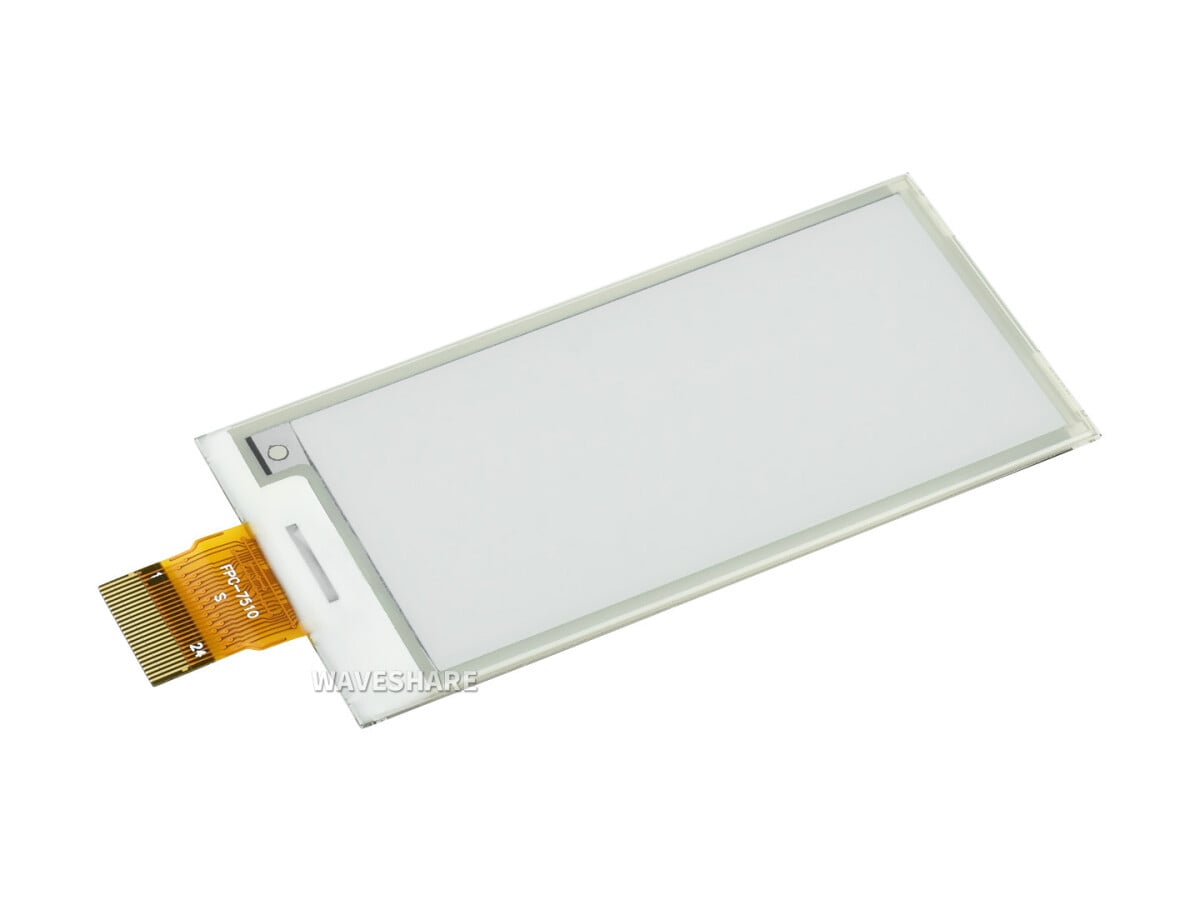 WaveShare 296×152, 2.66 Zoll ePaper E-Ink rå displaypanel, sort / hvid