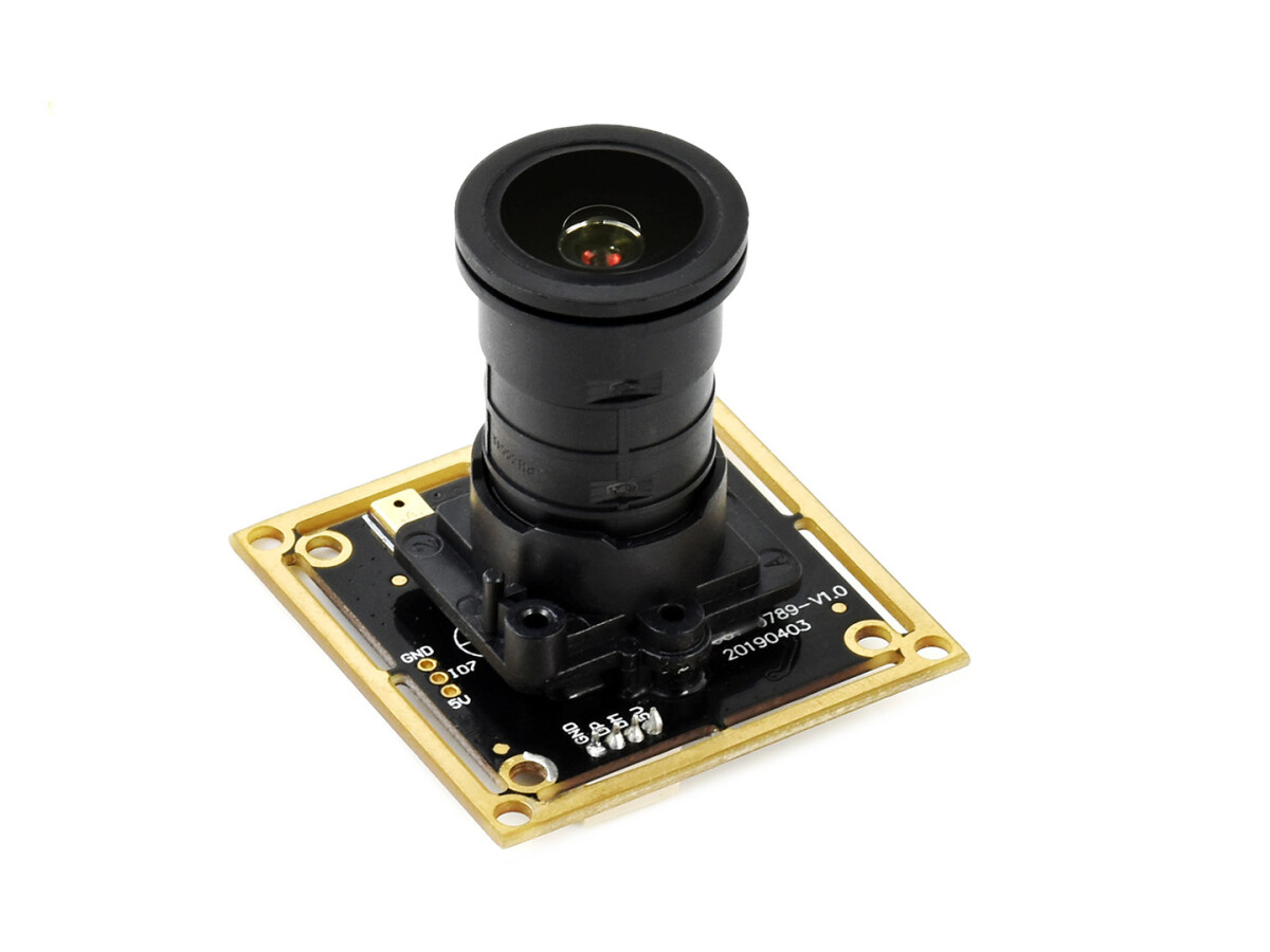 WaveShare IMX335 5MP USB-kamera (A) til Raspberry Pi/Jetson Nano, Stor blænde, 2K videooptagelse