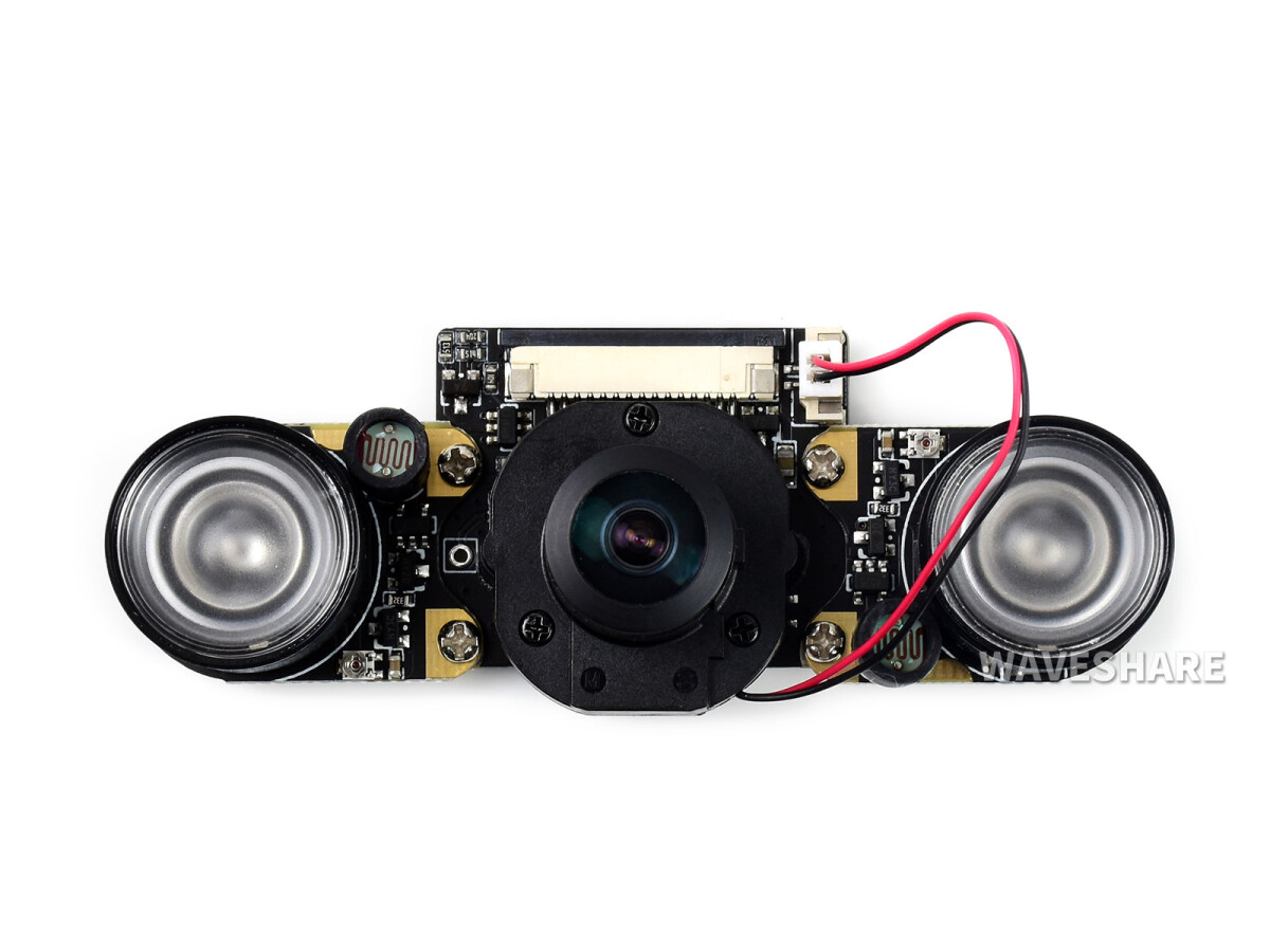 WaveShare IMX219-160 8MP IR-CUT Kamera, 162° synsfelt, IR-CUT Infrarød, Egnet til Jetson Nano / Compute Module