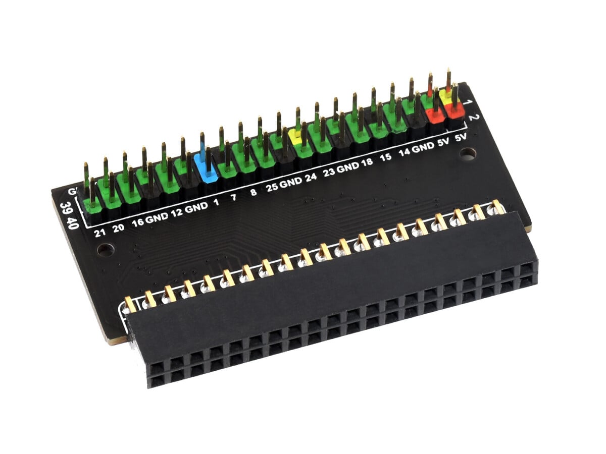 WaveShare Raspberry Pi 400 GPIO-header Adapter Header Expansion