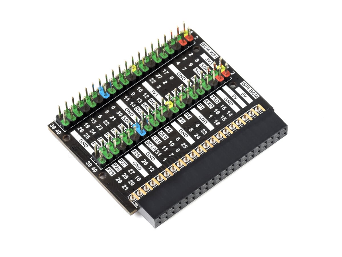 WaveShare Raspberry Pi 400 GPIO Header Adapter Header Expansion 2x 40PIN Header
