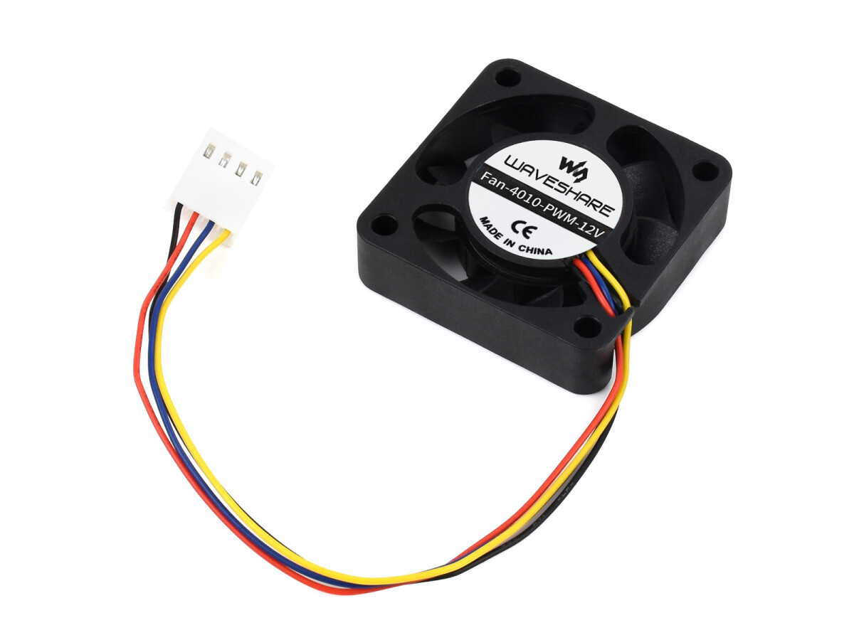 WaveShare Dedikeret køleventilator 12V til Compute Module 4 IO Board PWM hastighedsstyring