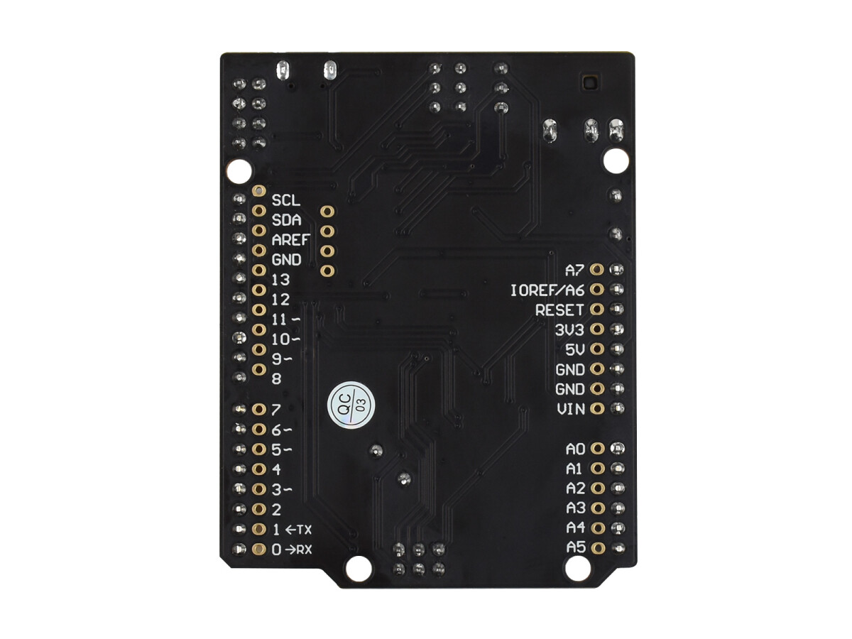 WaveShare ATMEGA328P Mikrocontroller Udviklingskort med IO-udvidelse og sensorer til Arduino