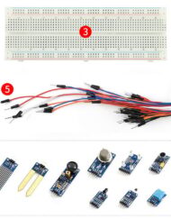 WaveShare Raspberry Pi Pico sensorpakke med forskellige sensorer