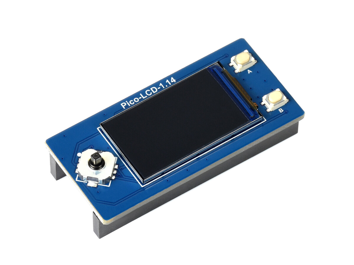 WaveShare 1,14 Zoll LCD-displaymodul til Raspberry Pi Pico, 65.000 farver, 240x135, SPI