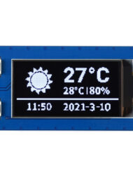 WaveShare 1,3 Zoll OLED-displaymodul til Raspberry Pi Pico, 64×128, SPI/I2C