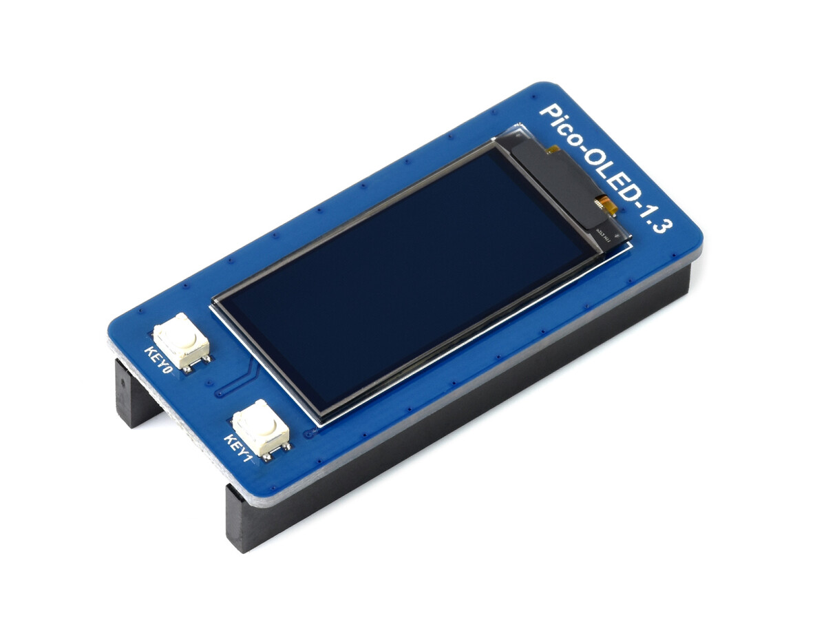 WaveShare 1,3 Zoll OLED-displaymodul til Raspberry Pi Pico, 64×128, SPI/I2C