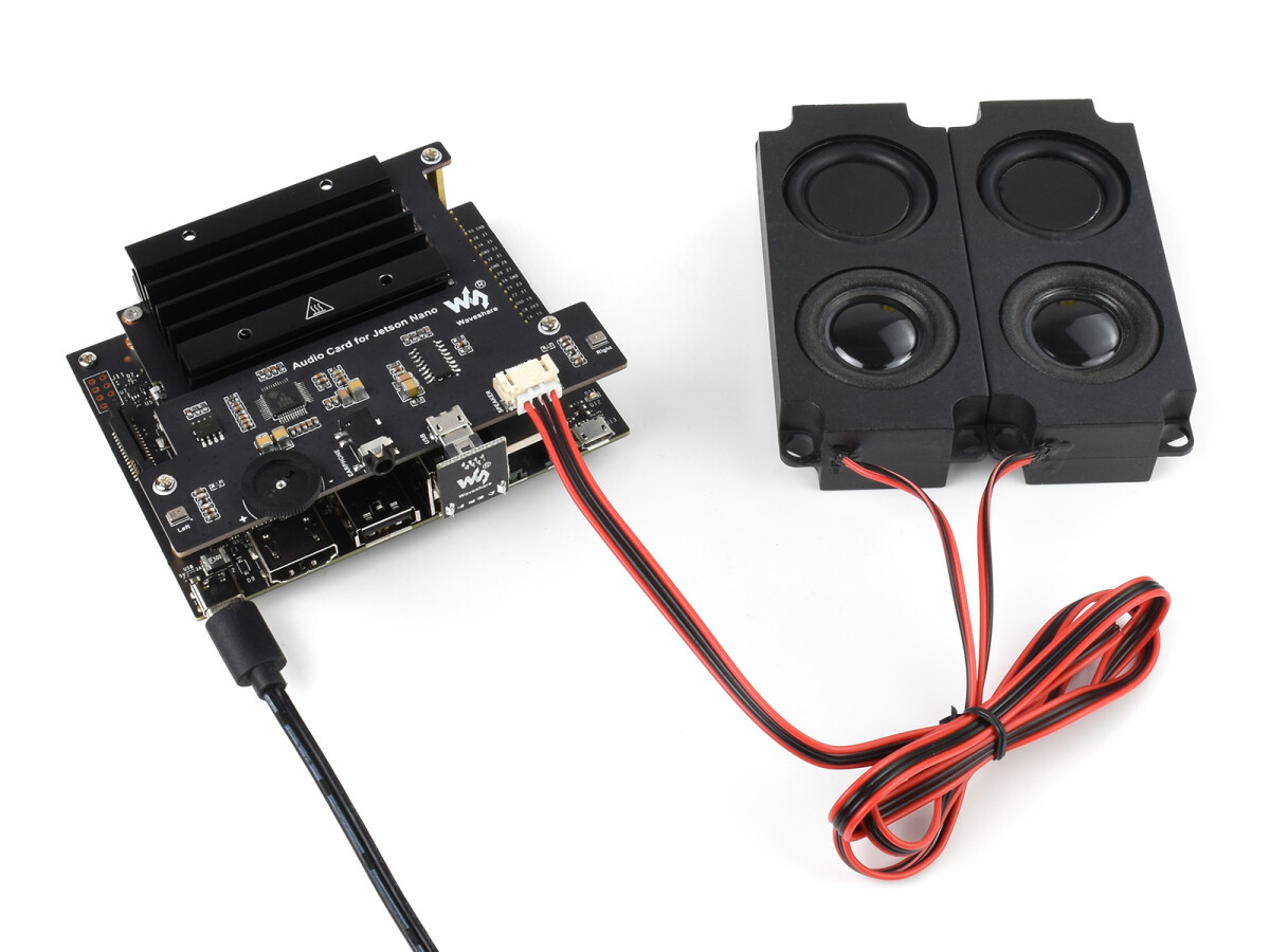WaveShare USB-lydcodec til Jetson Nano, USB-lydkort, plug and play