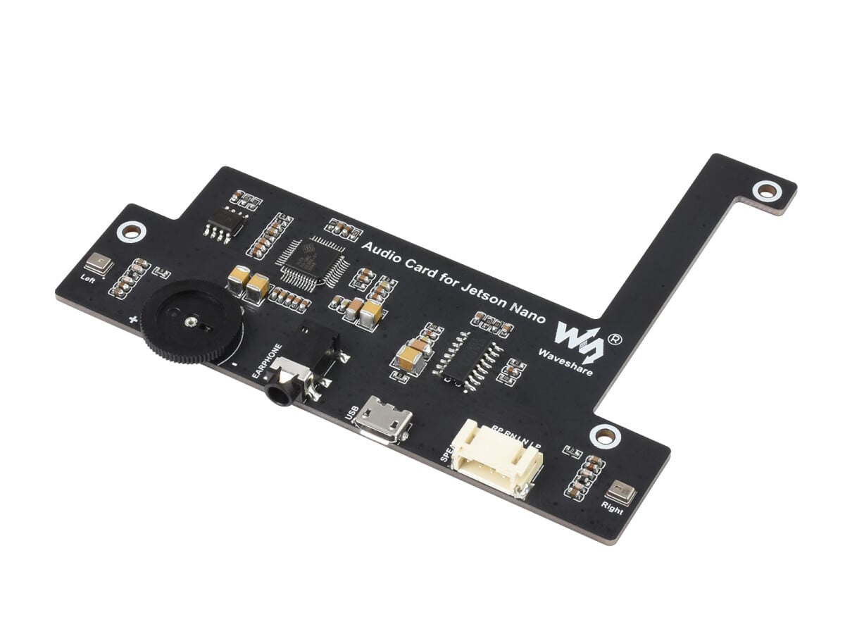 WaveShare USB-lydcodec til Jetson Nano, USB-lydkort, plug and play