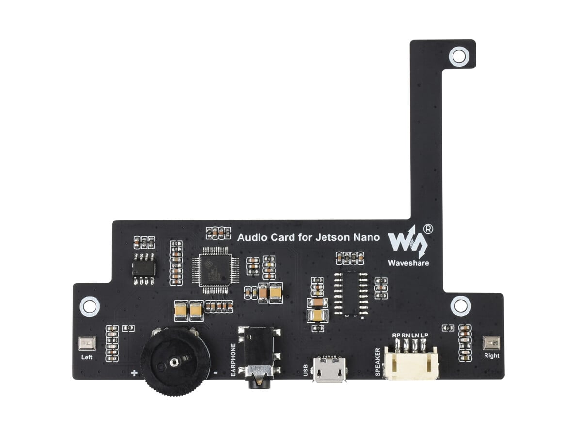 WaveShare USB-lydcodec til Jetson Nano, USB-lydkort, plug and play