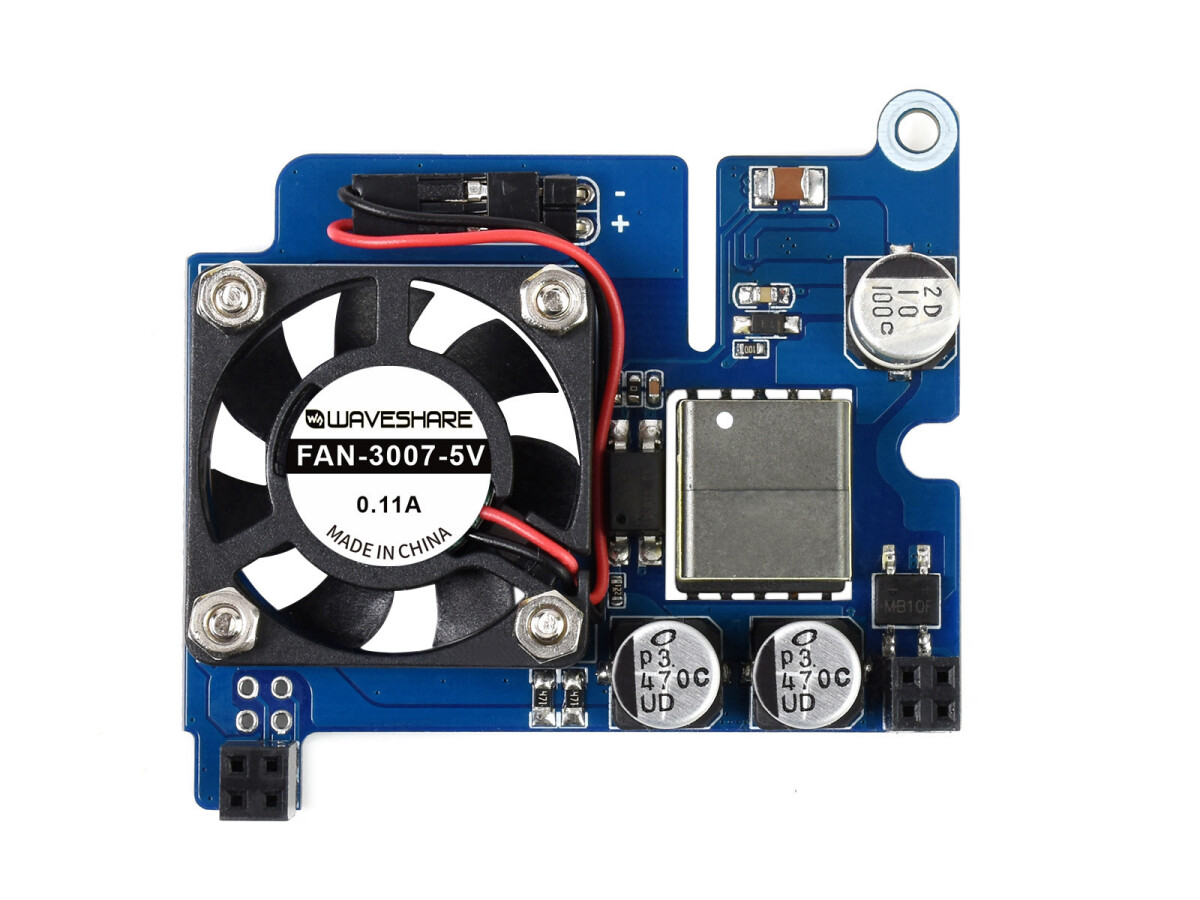 WaveShare Power over Ethernet HAT (D) til Raspberry Pi 3B+/4B, 802.3af-kompatibel, Kompatibel med officiel kabinet