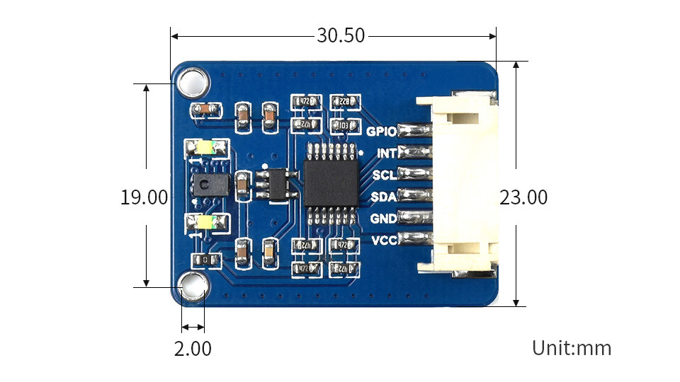 WaveShare AS7341 Spektral FarSensor Synligt Spektrum Sensor I2C