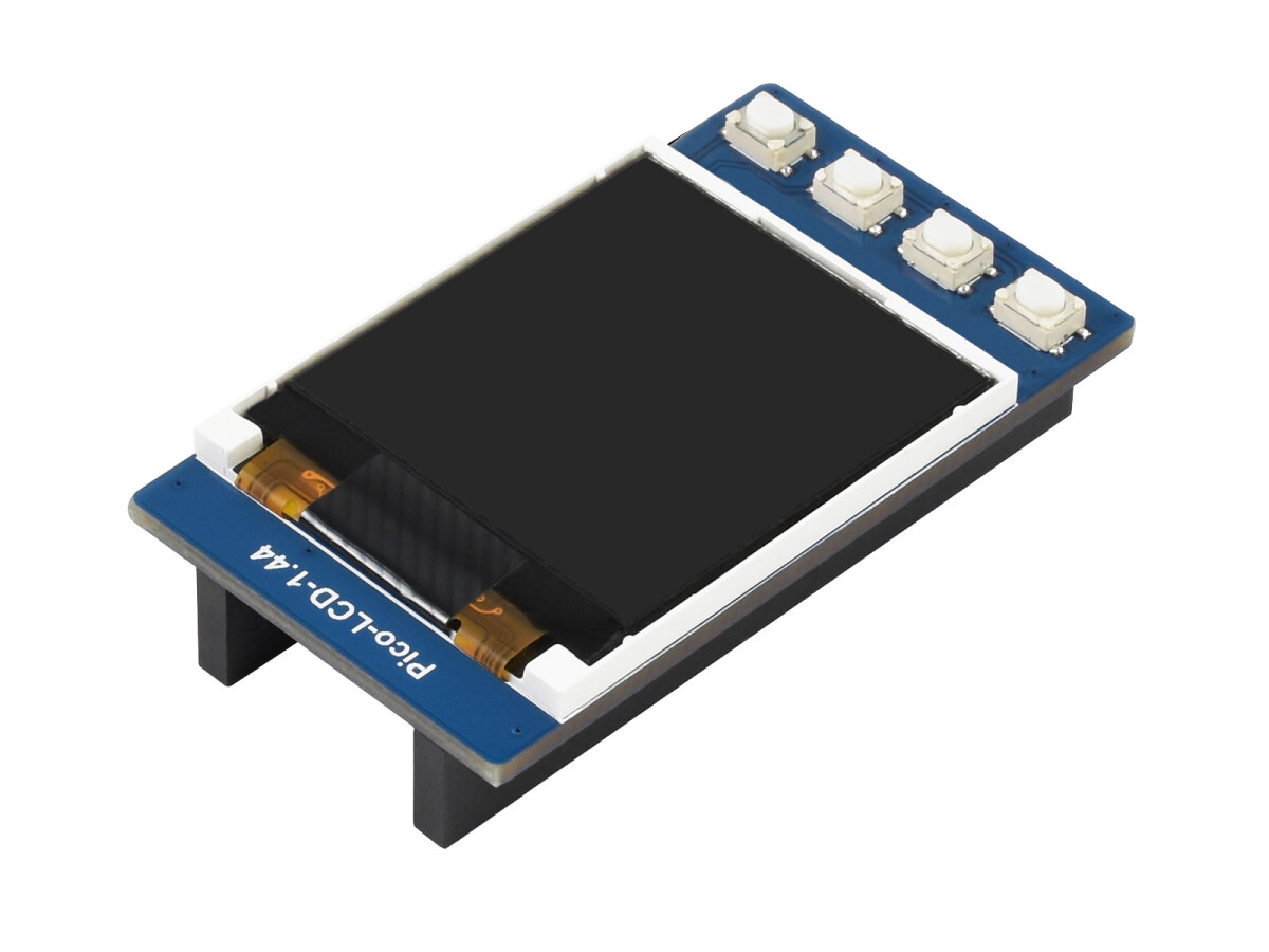 WaveShare 1,44 Zoll LCD-displaymodul til Raspberry Pi Pico, 65.000 farver, 128×128, SPI