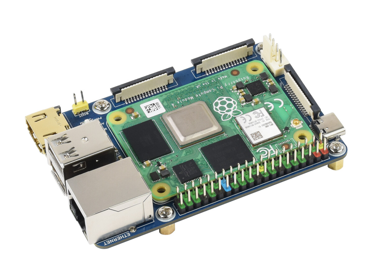 WaveShare Mini Base Board Designet til Raspberry Pi Compute Module 4